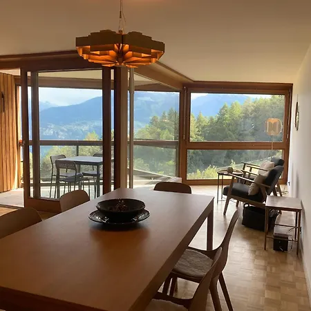 Spacieux De 4,5 Pieces Avec Vue Sur Les Alpes * Crans-Montana